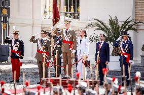 Swearing In Of King Felipe VI In The Spanish Army 40th Anniversary - Zaragoza