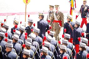 Swearing In Of King Felipe VI In The Spanish Army 40th Anniversary - Zaragoza