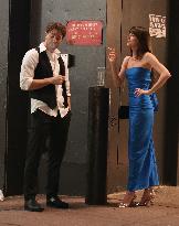 Chris Evans And Dakota Johnson On Set - NYC
