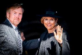 Royals Attend National Remembrance Day Ceremony - Amsterdam