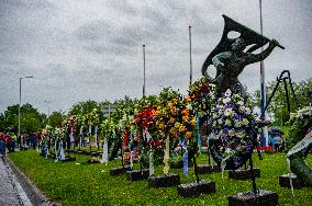 Remembrance Day Celebrated In Nijmegen.