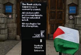 Trinity College Dublin Students Set Palestine Solidarity Encampment