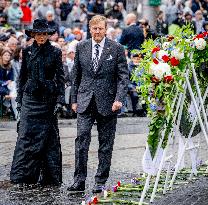 Royals At National Remembrance Day Ceremony - Amsterdam