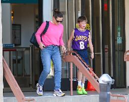 Ben Affleck And Jennifer Garner At Son Samuel’s School - LA