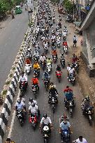 BJP Bike Rally In Guwahati