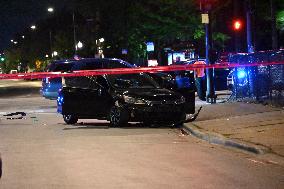 Unidentified Male Victim Shot And Killed While In A Vehicle In Chicago Illinois