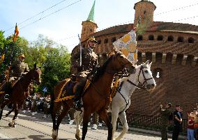 Celebration Of The National Day Of May Third In Krakow