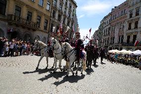Celebration Of The National Day Of May Third In Krakow