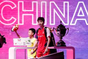 (SP)CHINA-CHENGDU-BADMINTON-THOMAS CUP-FINAL-CHN VS INA (CN)