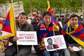 Tibetans Protest Against Xi Jinping’s Visit - Paris