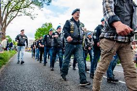 Liberation Day Parade Organized In Wageningen.