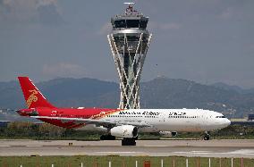 Shenzhen Airlines Airbus A330 on the runway