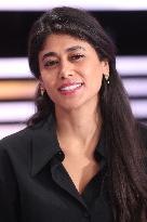 Exclusive - Rima Hassan appears on BFM TV - Paris