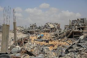 MIDEAST-GAZA-KHAN YOUNIS-DEATH TOLL