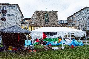 Pro Palestine Encampment In Cologne