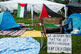 Pro Palestine Encampment In Cologne