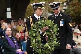 Princess Anne Visits Canada