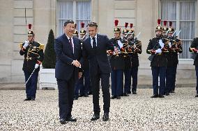 President Macron Meets President Xi Jinping - Paris