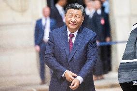 President Macron Receives President Xi Jinping At Elysee Palace - Paris