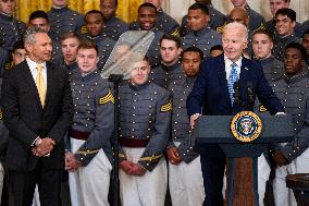 DC: President Biden Presents the Commander-in-Chief’s Trophy to the United States Military Academy Army Black Knights