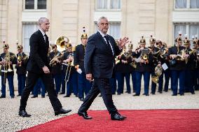 Official state dinner as part of the Chinese president's two-day state visit to France,