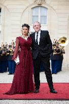 Official state dinner as part of the Chinese president's two-day state visit to France,