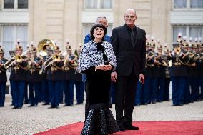 Official state dinner as part of the Chinese president's two-day state visit to France,