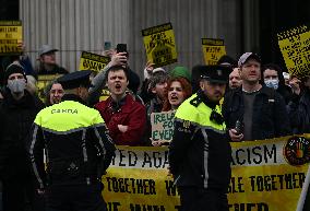 Thousands Rally Against Mass Immigration In Dublin
