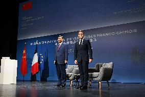 Sixth Meeting Of The Franco-Chinese Business Council - Paris