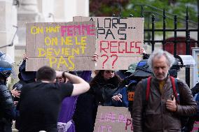 Demonstration Against The Authors Of "Transmania" - Paris