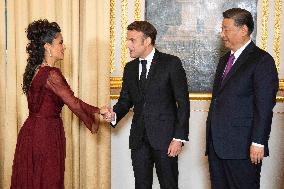 State Dinner For Chinese President At Elysee Palace - Paris