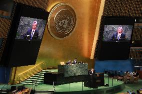 UN-GENERAL ASSEMBLY-OPEN DEBATE-CHINESE ENVOY-OUTER SPACE