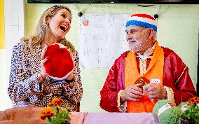 Queen Maxima Working Visit To The Father Center Adam - The Hague