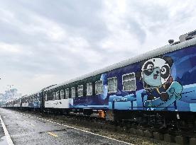 CHINA-GUIYANG-LAOS-PANDA TRAIN (CN)