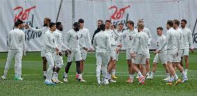 (SP)GERMANY-MUNICH-FOOTBALL-UEFA CHAMPIONS LEAGUE-BAYERN MUNICH-TRAINING SESSION