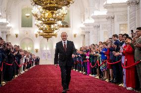 RUSSIA-MOSCOW-PUTIN-PRESIDENT-INAUGURATION CEREMONY