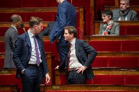 Questions to the government at the French National Assembly - Paris