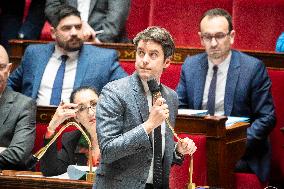 Questions to the government at the French National Assembly - Paris