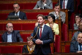 Questions to the government at the French National Assembly - Paris