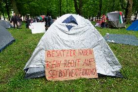 Students From Bonn University Starts Encampment