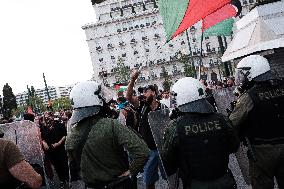 Protest In Support Of Palestine In Athens