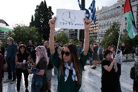 Protest In Support Of Palestine In Athens
