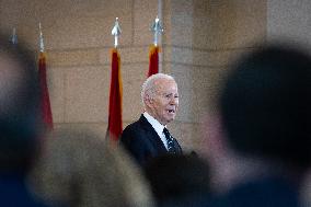 Biden speaks at Holocaust remembrance ceremony