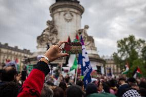 Pro-Palestine Demonstration In Paris