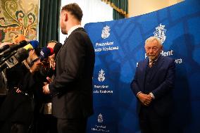 Press Conference With Aleksander Miszalski Before Sworn In As The President Of Krakow