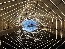 Time Space Tunnel in Bridge Cave in Chongqing