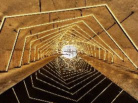 Time Space Tunnel in Bridge Cave in Chongqing