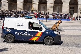 Royals At Preside Over The Bicentenary Of The National Police - Madrid