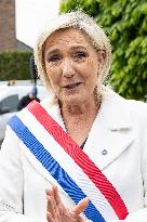 Marine Le Pen And Marine Tondelier At May 8 Commemoration - Henin-Beaumont