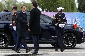 President Macron At May 8 Ceremony - Paris